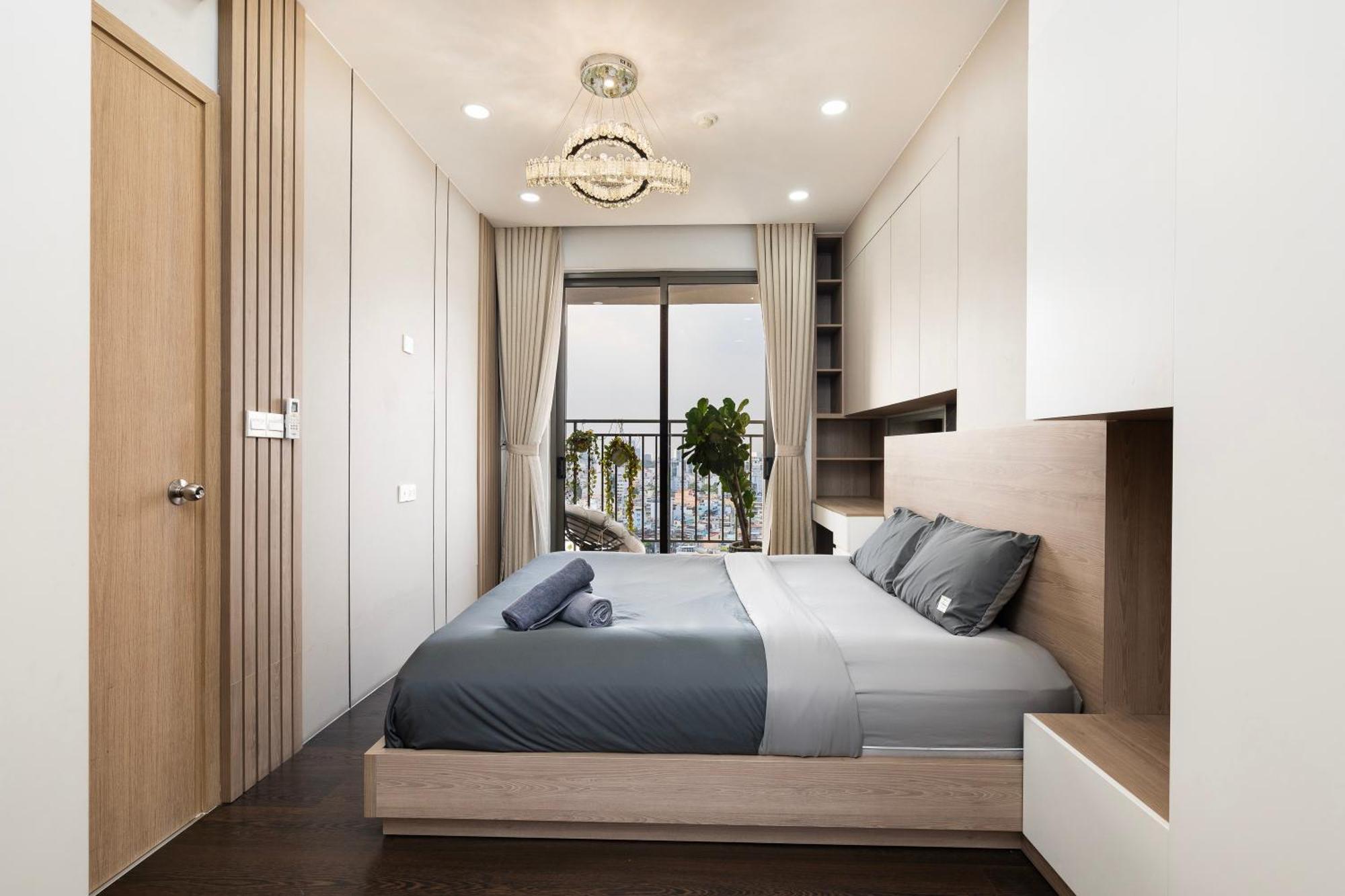 Double E Saigon Apartment In Rivergate Building Ho Chi Minh-staden Exteriör bild