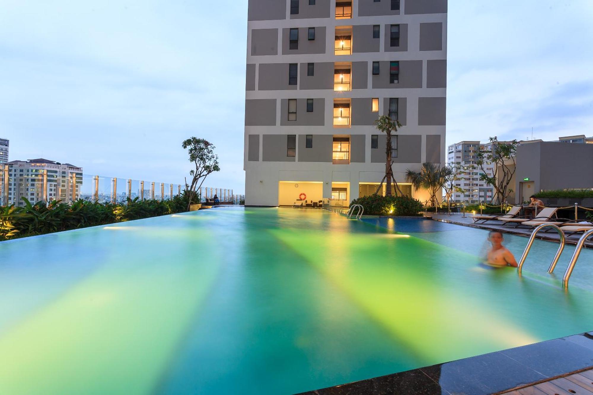 Double E Saigon Apartment In Rivergate Building Ho Chi Minh-staden Exteriör bild