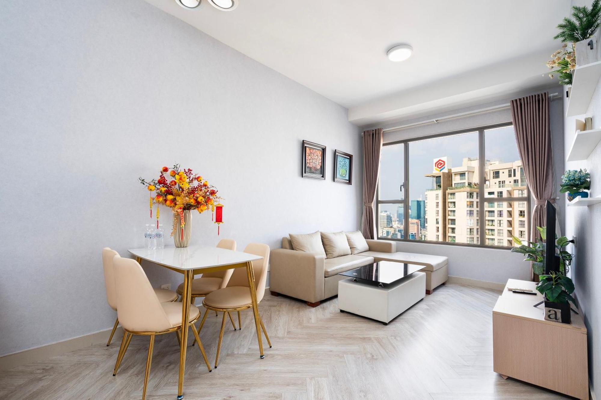 Double E Saigon Apartment In Rivergate Building Ho Chi Minh-staden Exteriör bild