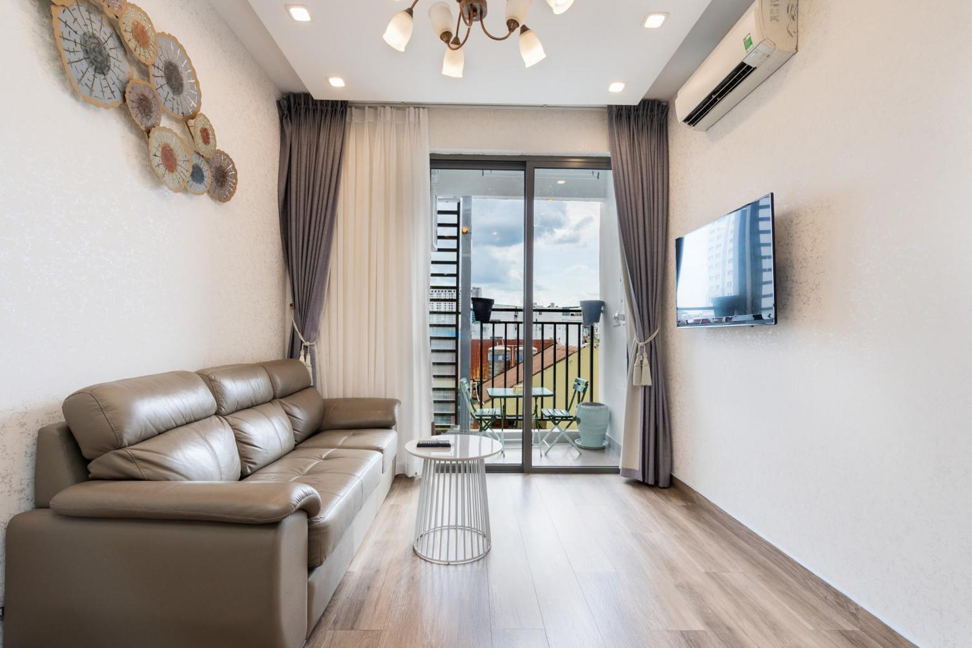 Double E Saigon Apartment In Rivergate Building Ho Chi Minh-staden Exteriör bild