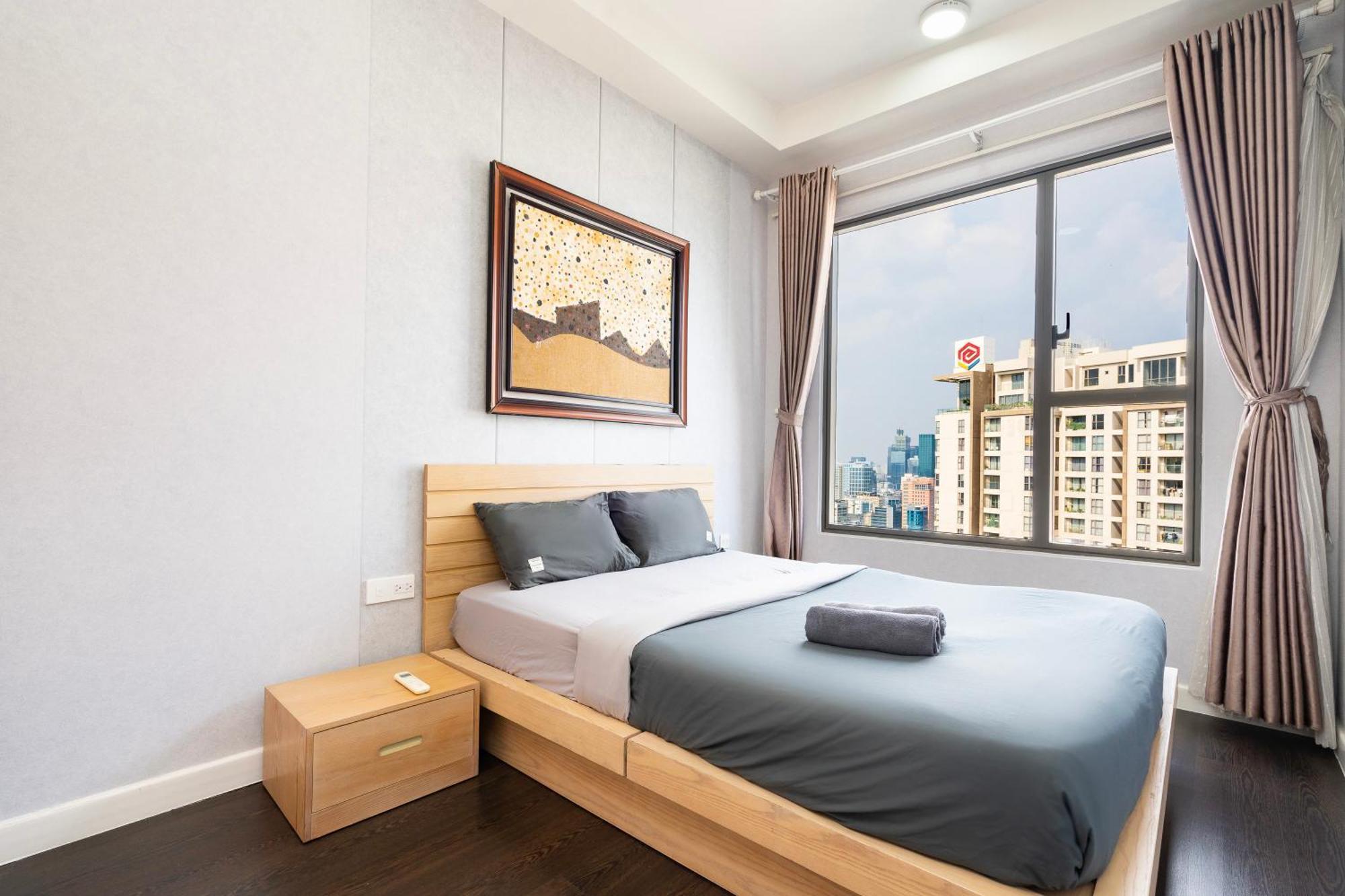 Double E Saigon Apartment In Rivergate Building Ho Chi Minh-staden Exteriör bild