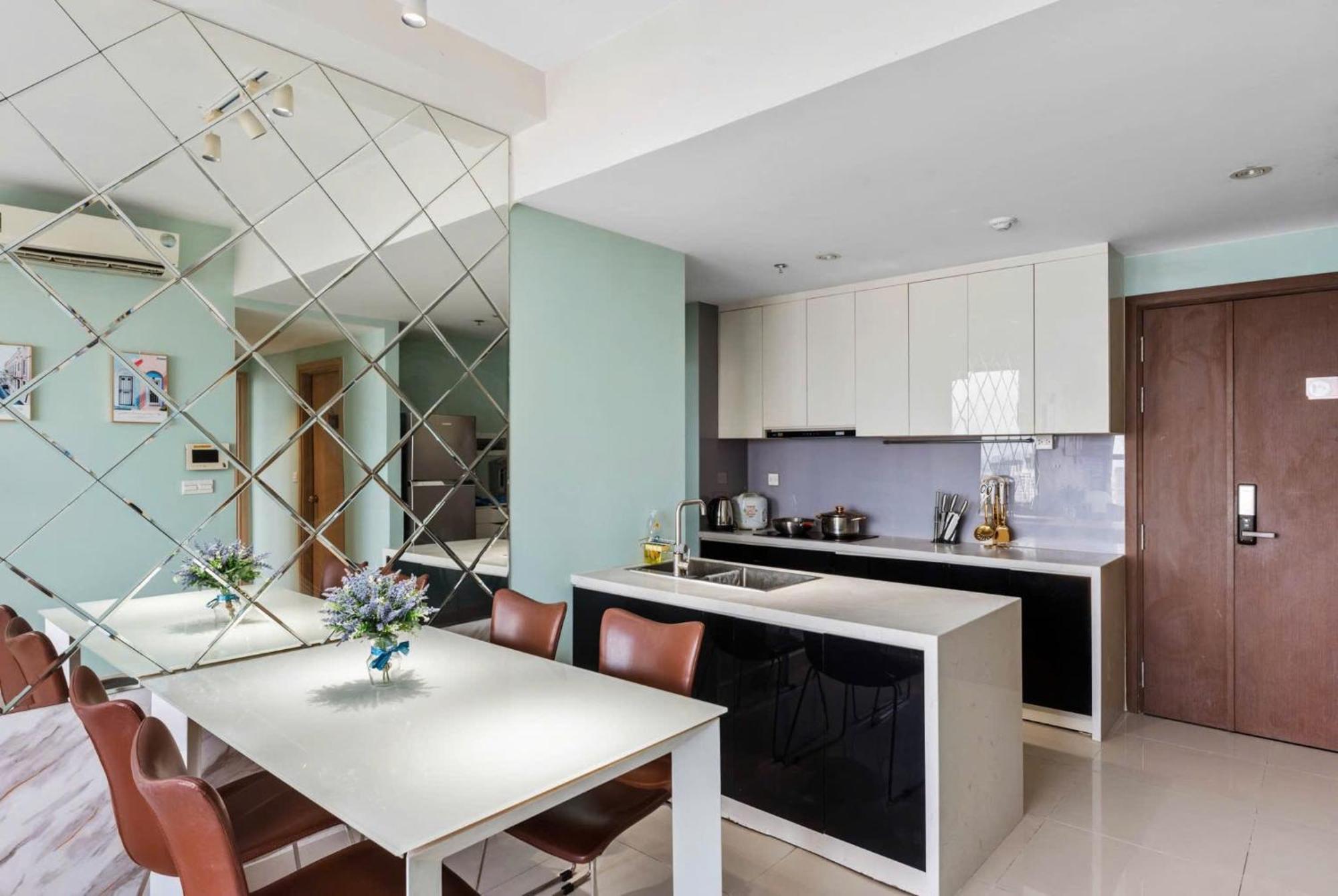 Double E Saigon Apartment In Rivergate Building Ho Chi Minh-staden Exteriör bild