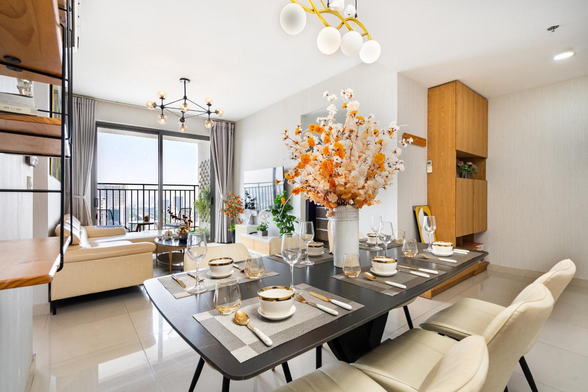 Double E Saigon Apartment In Rivergate Building Ho Chi Minh-staden Exteriör bild