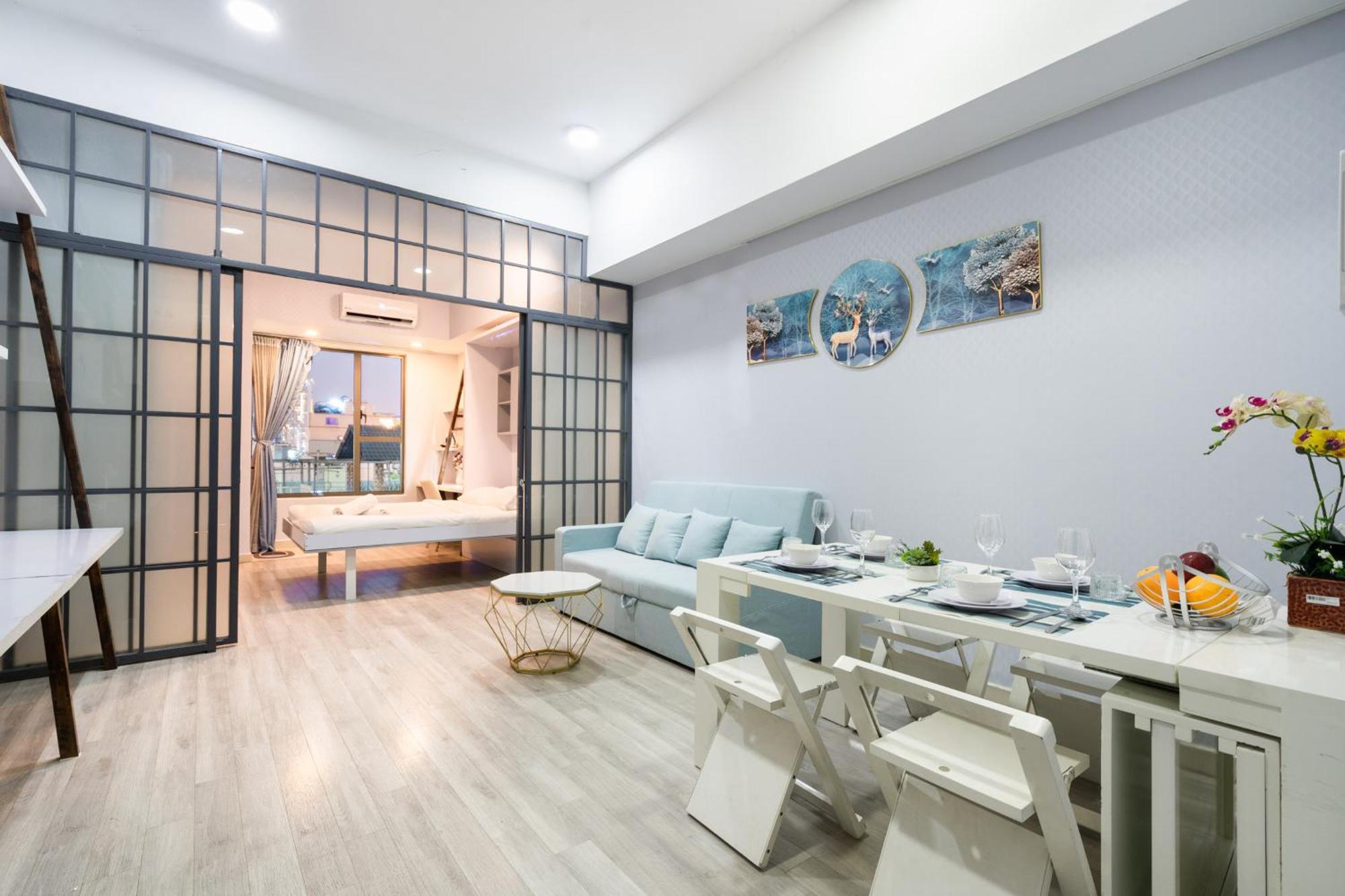 Double E Saigon Apartment In Rivergate Building Ho Chi Minh-staden Exteriör bild